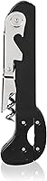 True Recoil Waiter's Corkscrew: Stainless Steel Wine Opener with Bottle Opener & 4-Wheel Foil Cutter for Bartenders & Wine Lovers