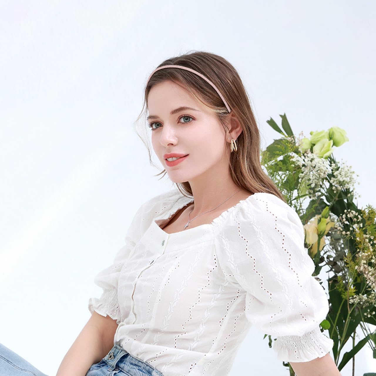 Metal Hair Band: 5pcs Headband Thin Hair Hoop Hairband Spring Hoop - Simple Metal Headband for Makeup, Sports, Yoga, and Daily Wear - Image 4