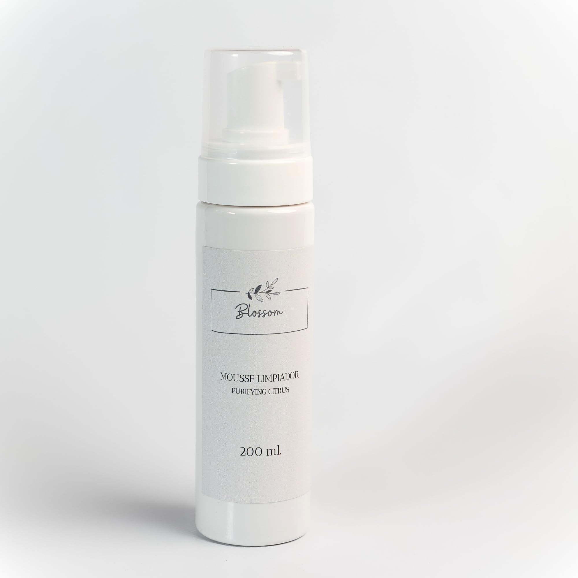 Mousse Limpiador Facial - Purifying Citrus Sebo-regulador. Elimina toxinas e impurezas. Arbol del té, Aloe vera, Bardana, Harpagofito y Romero. 200 ml Blossom