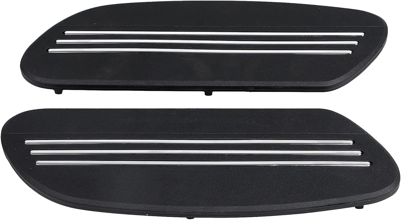 Streamliner Front Driver​ Floorboard Footboard Inserts For Harley Touring Electra Glide Standard FLHT Road Glide Road King Street Glide Tour Glide FLT 1993-2023
