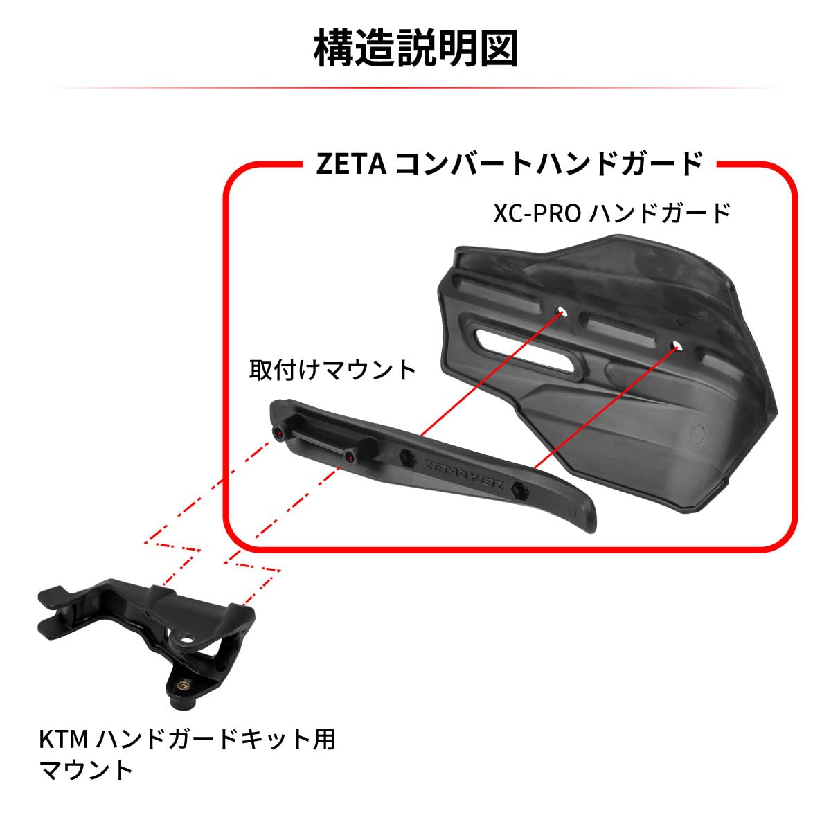 Amazon | ジータレーシング(ZETA RACING) XC-PROコンバートハンド