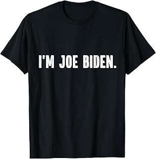 I'm Joe Biden Funny Instant Lazy Halloween Costume Party T-Shirt