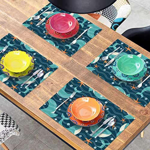 Sets de table en tissu Oxford lavable pour protéger des plats chauds - 8