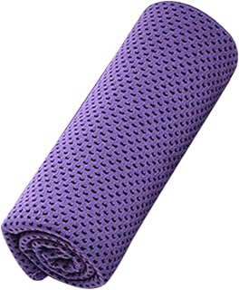 Cooling Towel Breathable Chilly Towel Washcloth 30x100cm Neck Wrap Microfiber Cool Towel Gym Towel for Sports Travel Camping Fitness, Purple