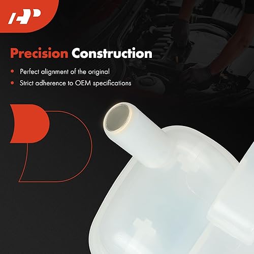 Miniatura 4 de A-Premium Tanque de expansión de recuperación de desbordamiento de refrigerante del motor con tapa compatible con Ford F-150 2004-2010, Expedition