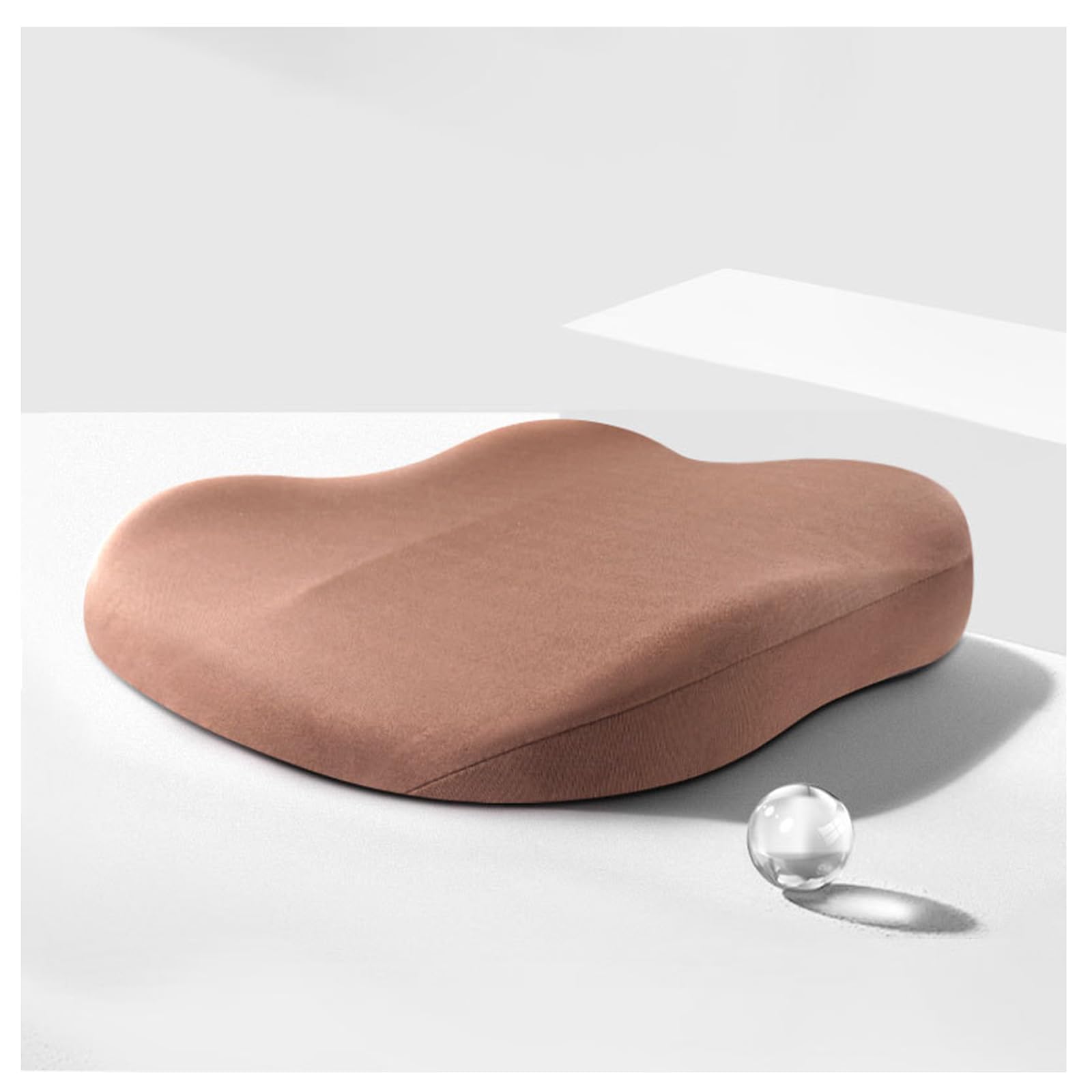 MLUQPEZUZ Car Seat Cushion, for Toyota Hilux 2008-2025 Driver Booster Seat Wedge Memory Foam Office Chair Pad Tailbone Support Sciatica Pain Relief,B