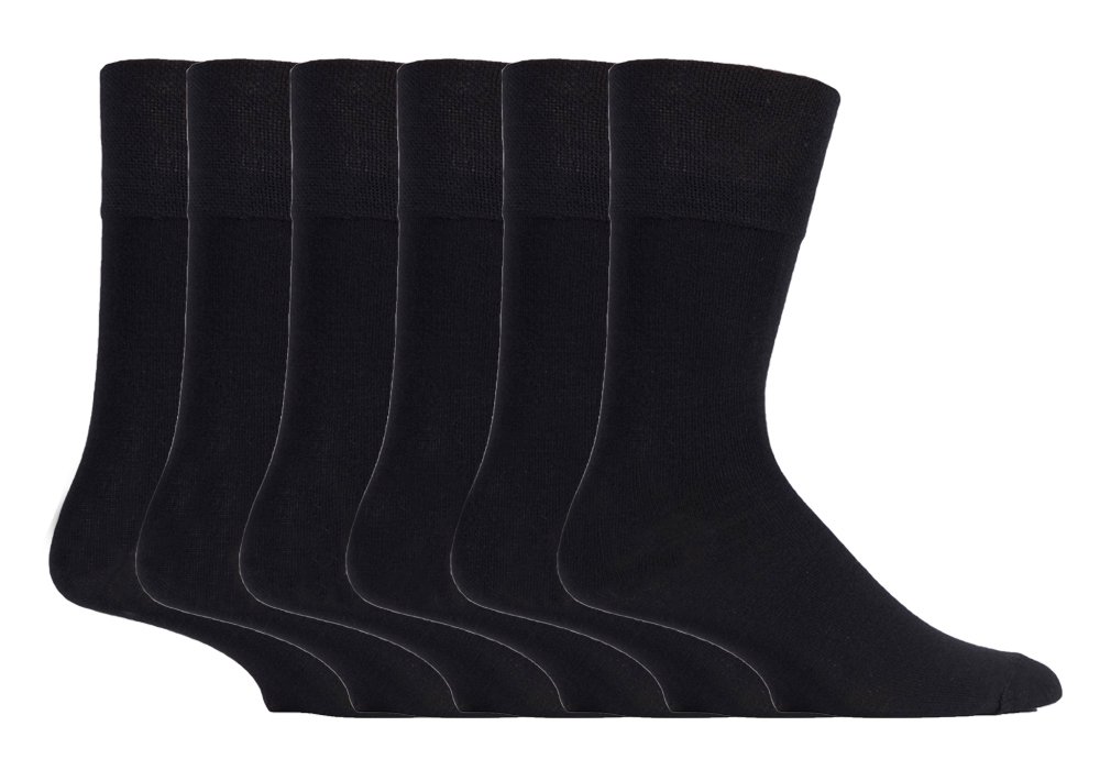 SOCK SHOP GENTLE GRIP 6 Pairs Gentle Grip Bamboo Socks (RM01), 6-11