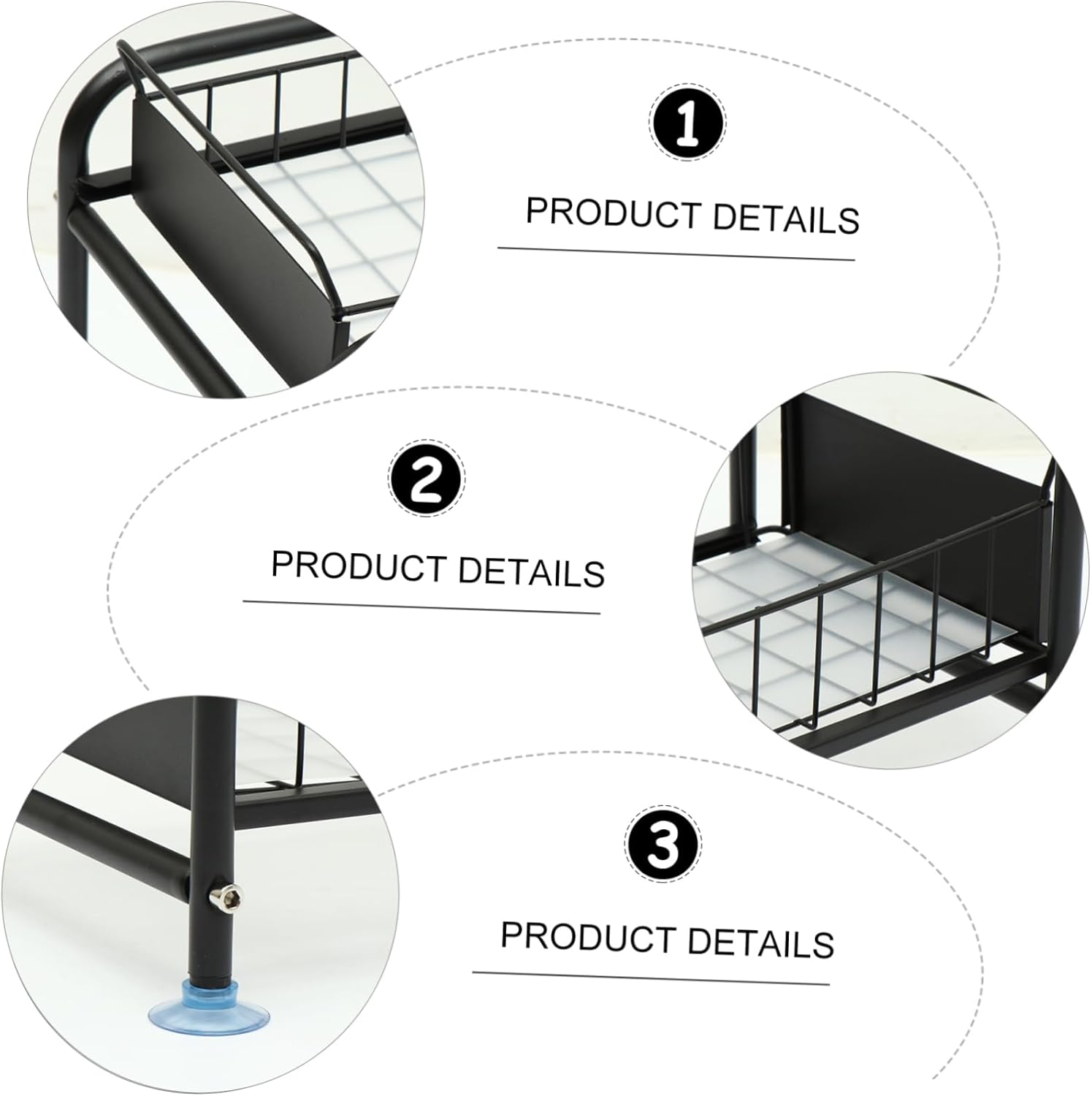 Kitchen Under Sink Organizer Drawer Type Storage Shelf for Countertop Versatile Rack for Bathroom and Kitchen Efficient Space Saver Storage Organizer