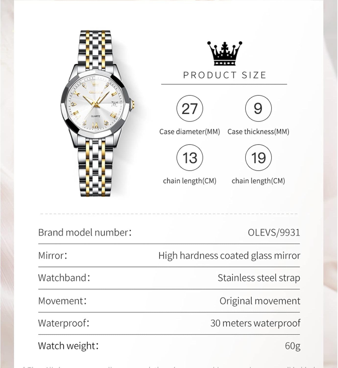 Orologio da donna sottile da donna, in oro rosa, quadrante nero, lunetta da 7 mm, cassa sottile in lega milanese, cinturino in acciaio inox, fibbia semplice e casual