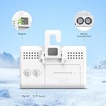 KeeKit Refrigerator Thermometer, Digital Fridge Thermometer with LCD Display, Freezer Temperature Gauge with ℃/℉ Switch, Frost Reminder for Home, Office, Kitchen & Restaurants - 3 Pack