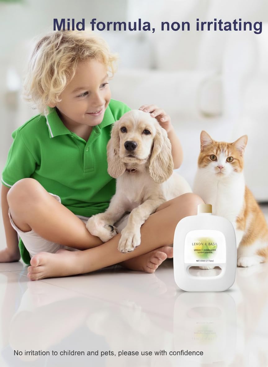 Floor Cleaning Solution Compatible With NARWAL Robot Vacuum And Mop Cleaner(Model Freo | Freo X Ultra). Residue & Streak Free.Deep Cleans For Multiple Hard Floors.LEMON & BASIL Scent(1 bottle)