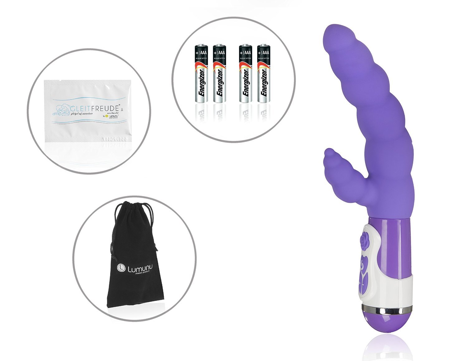 Deluxe Vibrator Raupe Nimmersatt with clit stimulation, silicone vibrator  with 10 programs : Amazon.de: Health & Personal Care