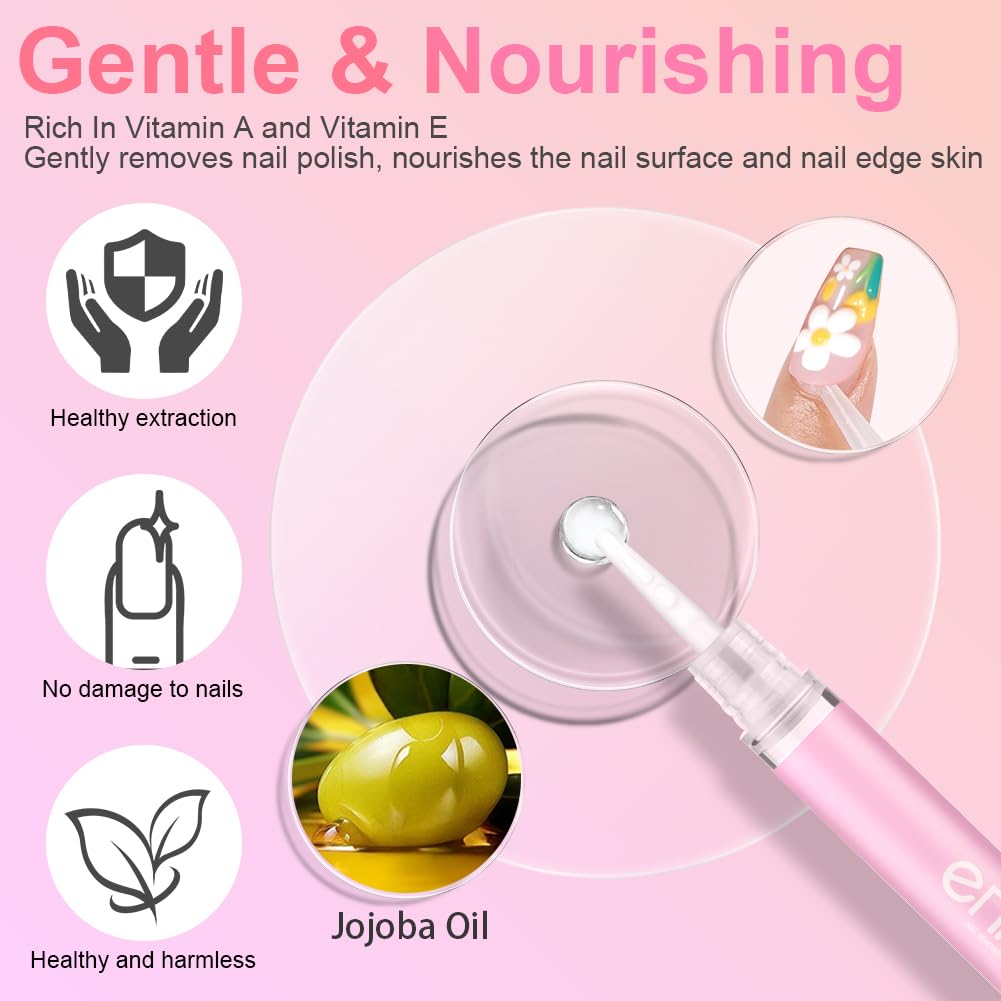 LOPHE Nail Art Polish Corrector Pen, Penna Correggi Smalto, Risultato Immediato, Accessori Gel Unghie, 3 ml