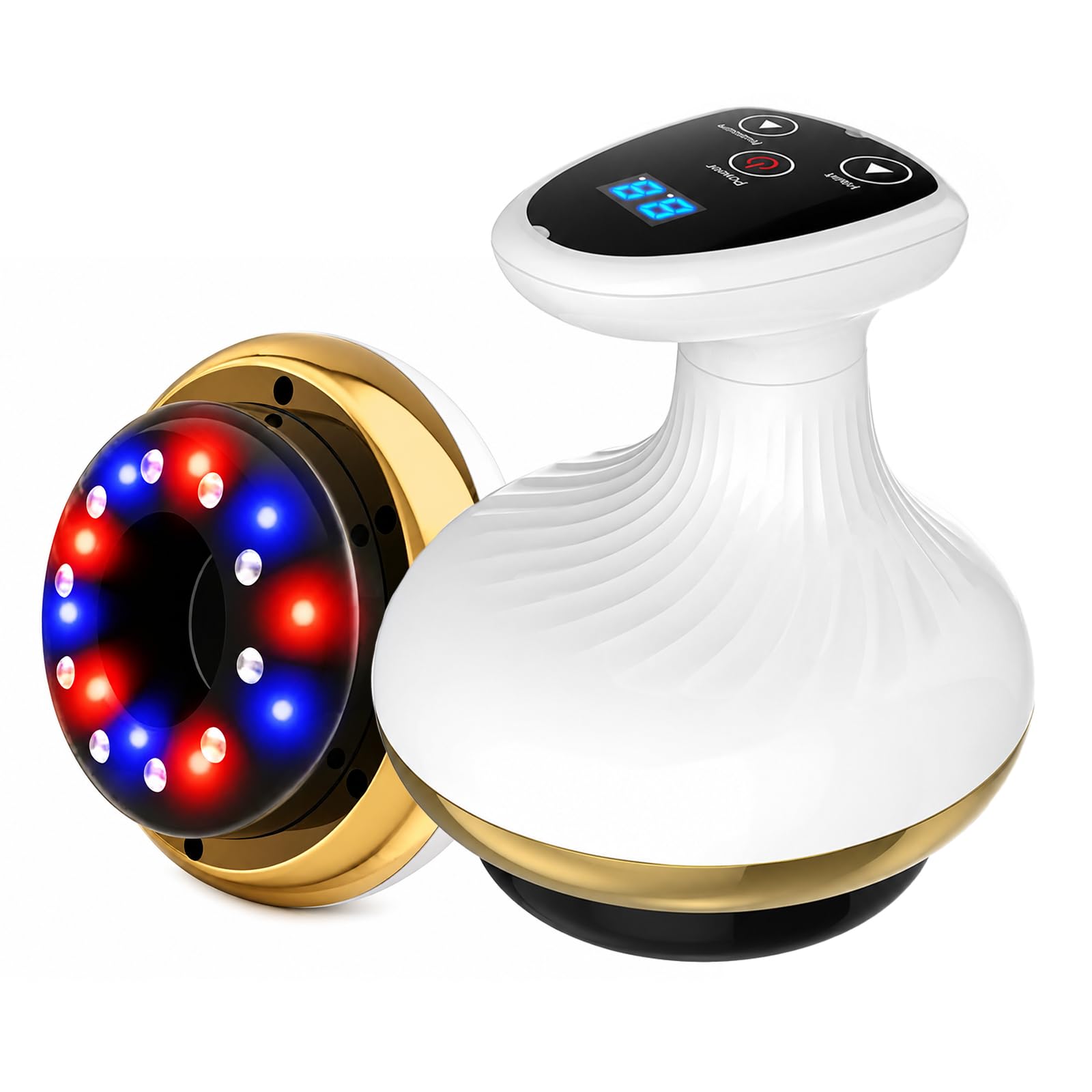 Vacuvia - Masajeador de celulitis 4 en 1 al vacío Gua Sha eléctrico