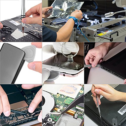 Syntus Electronic Repair Tool Kit With Magnetic Driver Kit, 80 In 1 Professional Precision Screwdriver Set With Portable Pouch For Iphone, Ipad, Macbook, Gaming Console, Controller, Black #TOP6