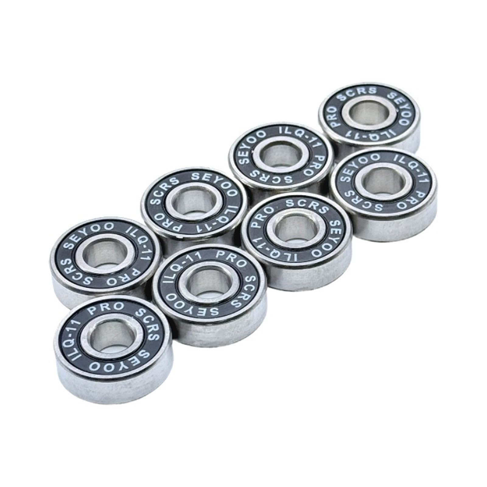 Cuscinetti a sfera in miniatura per pattini a rotelle, 8 pezzi, 608RS ABEC-9, cuscinetti a sfera in acciaio cromato, per skateboard