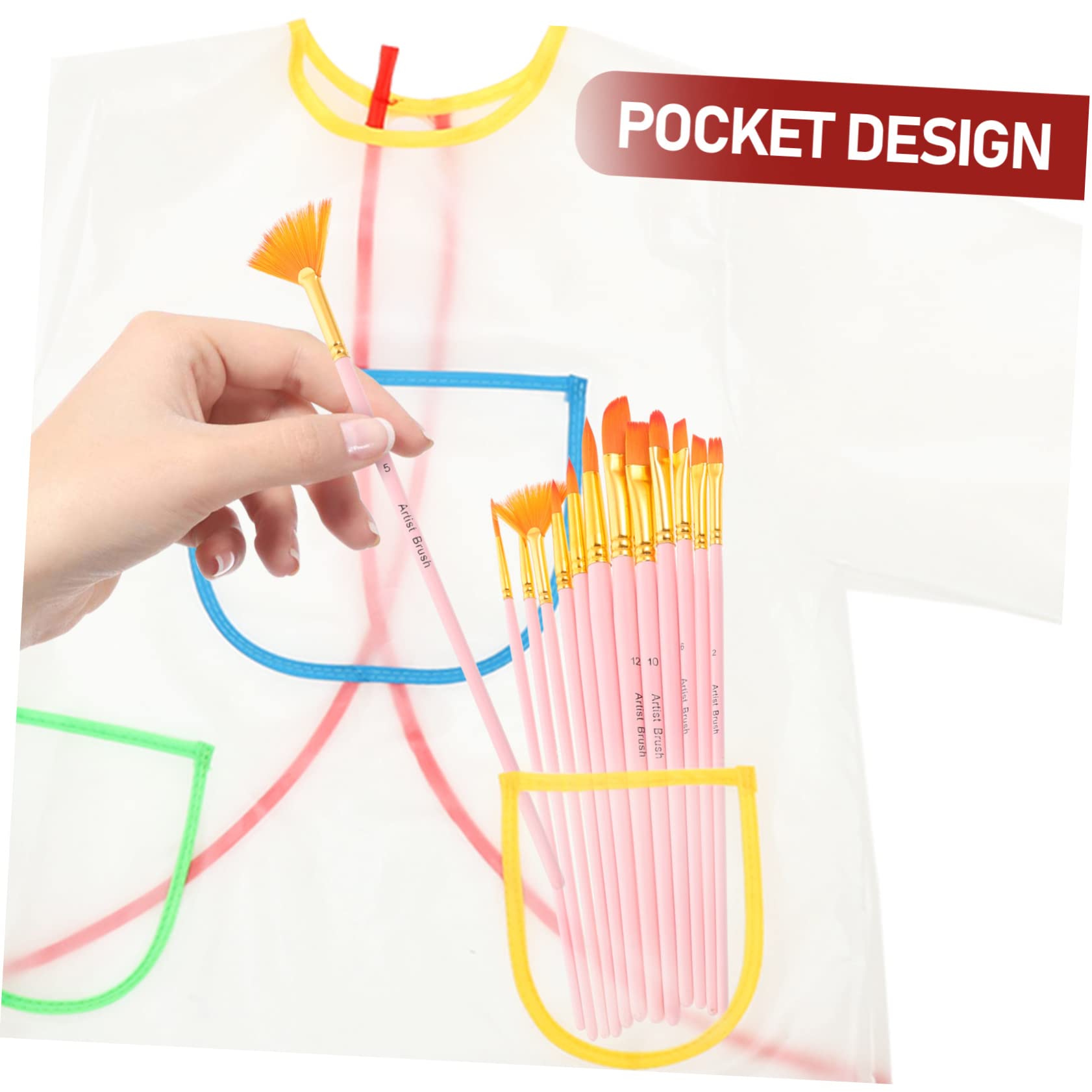 STOBOK 2 Grembiuli da Pittura Cucina per Ragazzi E Ragazze Resistenti per Disegnare Scrivere E Fare Lavoretti.