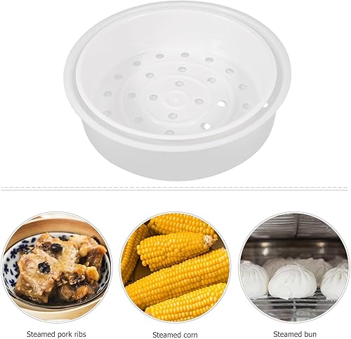 Miniatura 7 de DOITOOL Cesta de cocina de mariscos, 2 unidades, cesta de vapor, soporte para utensilios de cocina, alimentos para arroz, patata, verduras,