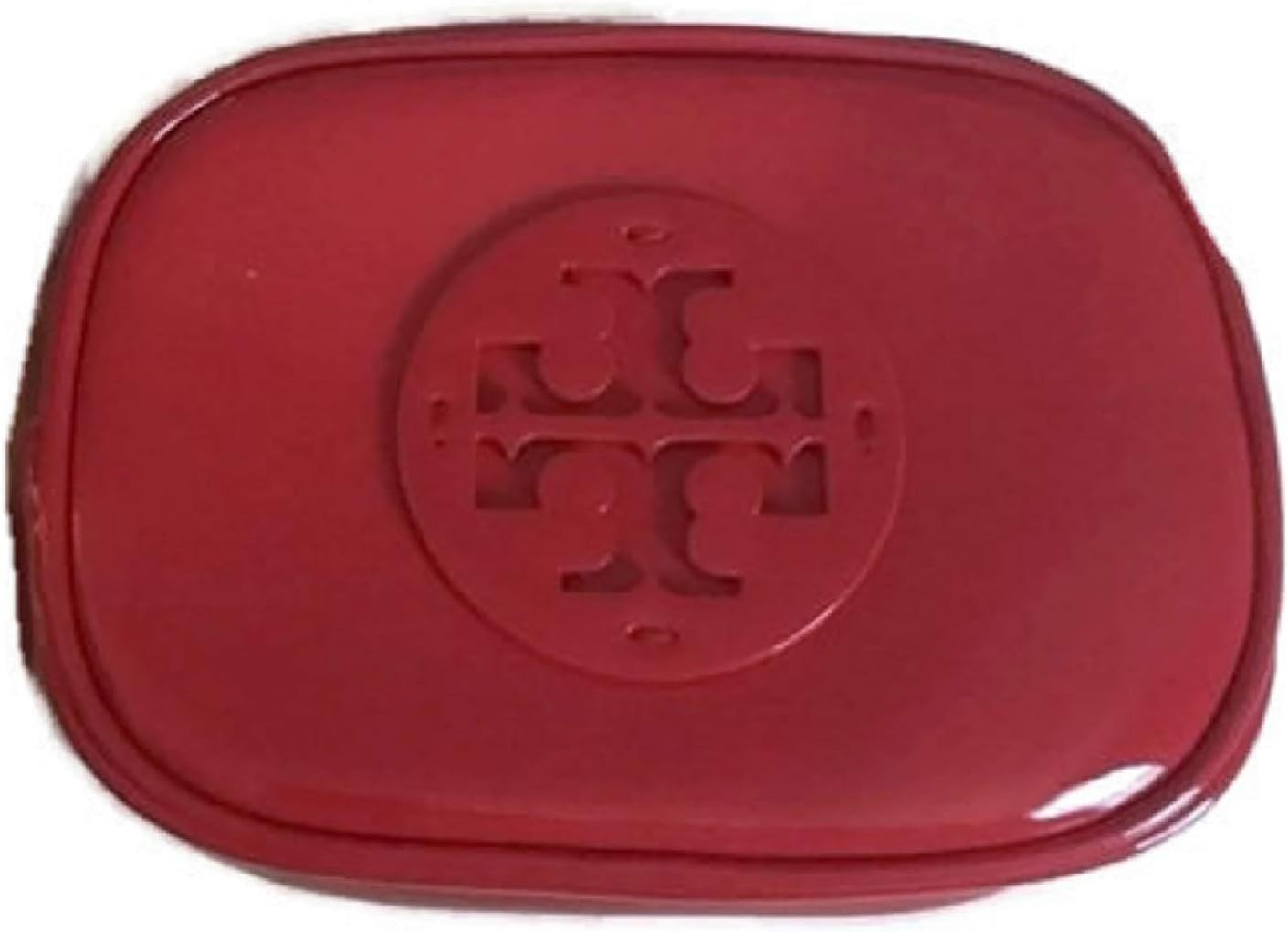 Tory BurchStacked Patent Small Cosmetic Case Bag Liberty Red, Red