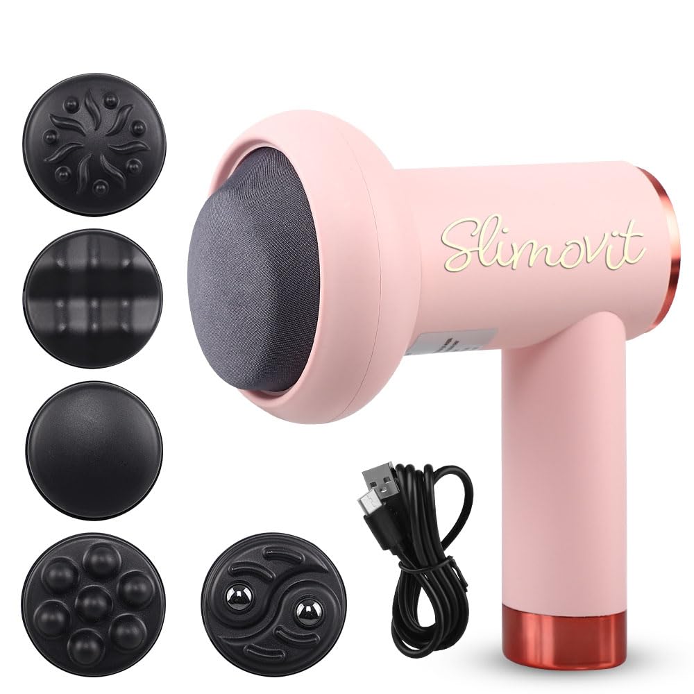 Masajeador anticelulítico eléctrico | Elimina la celulitis | Aparato de masaje y relajación | Kit completo para afeitar la silueta, la piel | Aparato profesional sin filtro más ligero y ergonómico