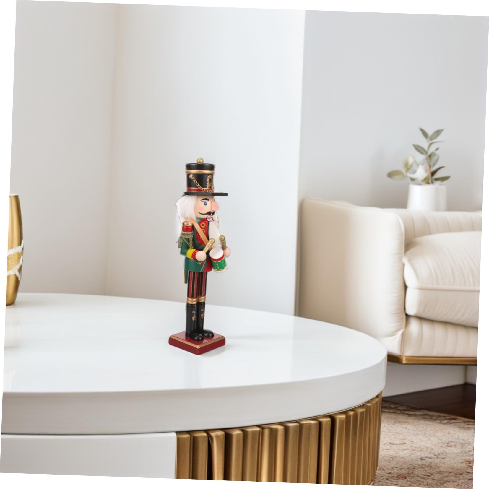 Decoración de Navidad de Madera Adorno para Mesa Regalo Festivo para Hogar Oficina y Restaurante Decoración Estable y Artesanal