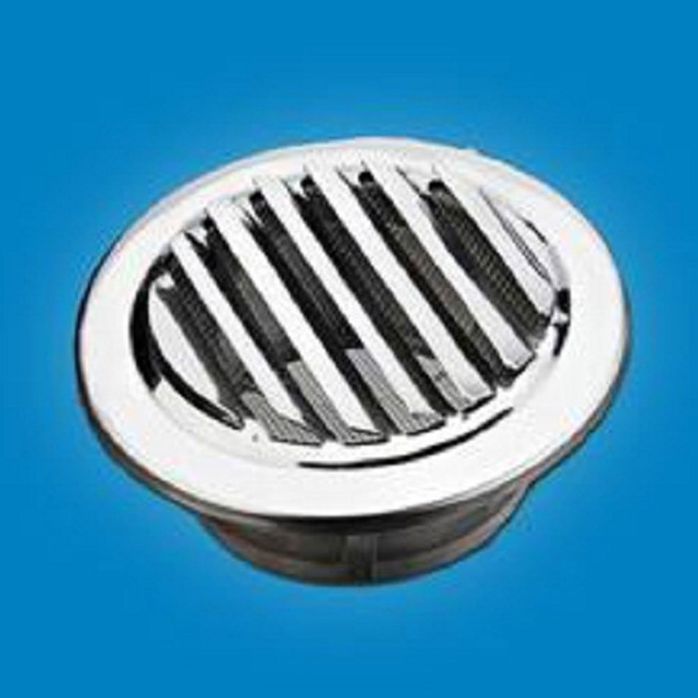 Griglia Ventilazione In Acciaio Inox 80mm - Con Rete Anti-Insetto E Viti - Foto 6