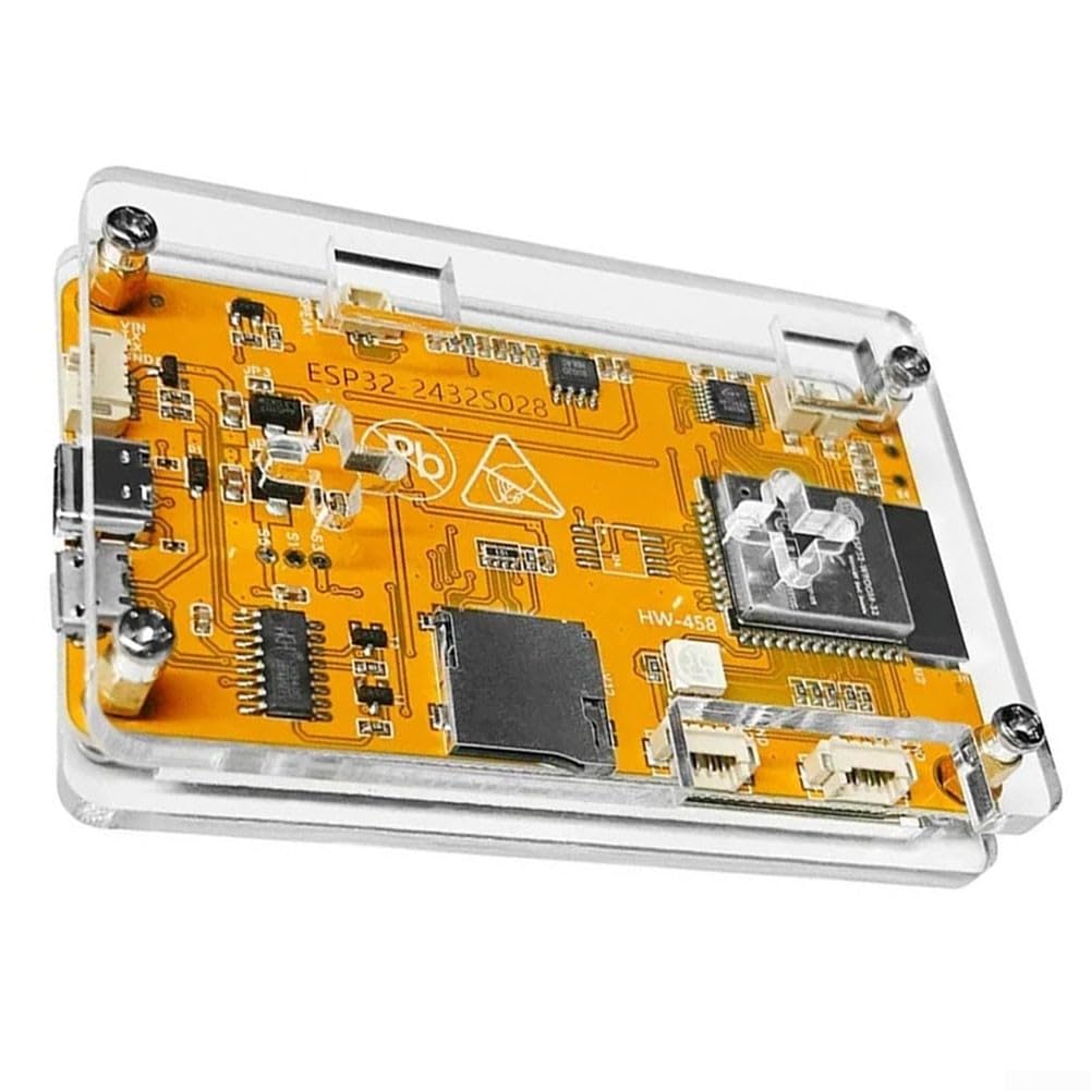 para placa de desarrollo ESP32, CYD 2432R028 con pantalla de 2.8 pulgadas, plataforma de depuración inalámbrica WiFi BT IoT para fabricantes entusiastas de la electrónica