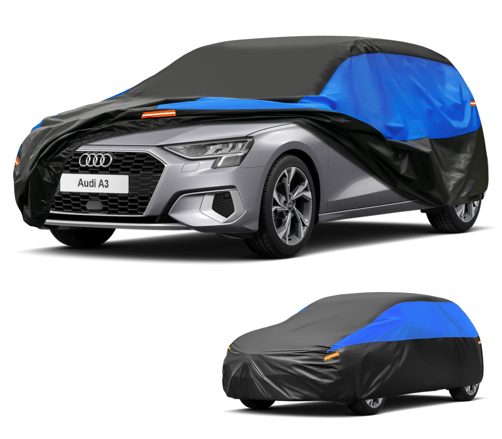 GUNHYI Autoabdeckung Winter Vollgarage Auto Abdeckplane Staubdicht Wasserdicht Autohülle Autoplane Car Cover