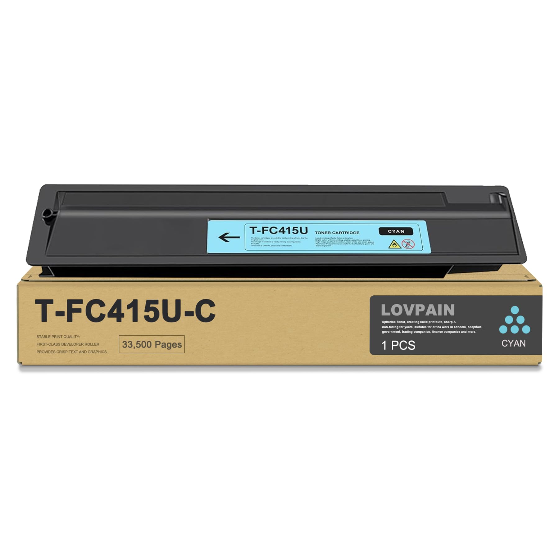 Amazon.com: T-FC415U-C T-FC415U Cyan Toner Cartridge (1-Pack