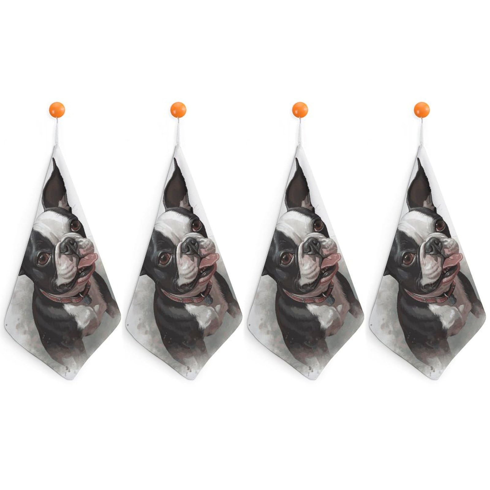 Essuie-mains ultra doux Boston Terrier au séchage rapide pour un confort cutané optimal