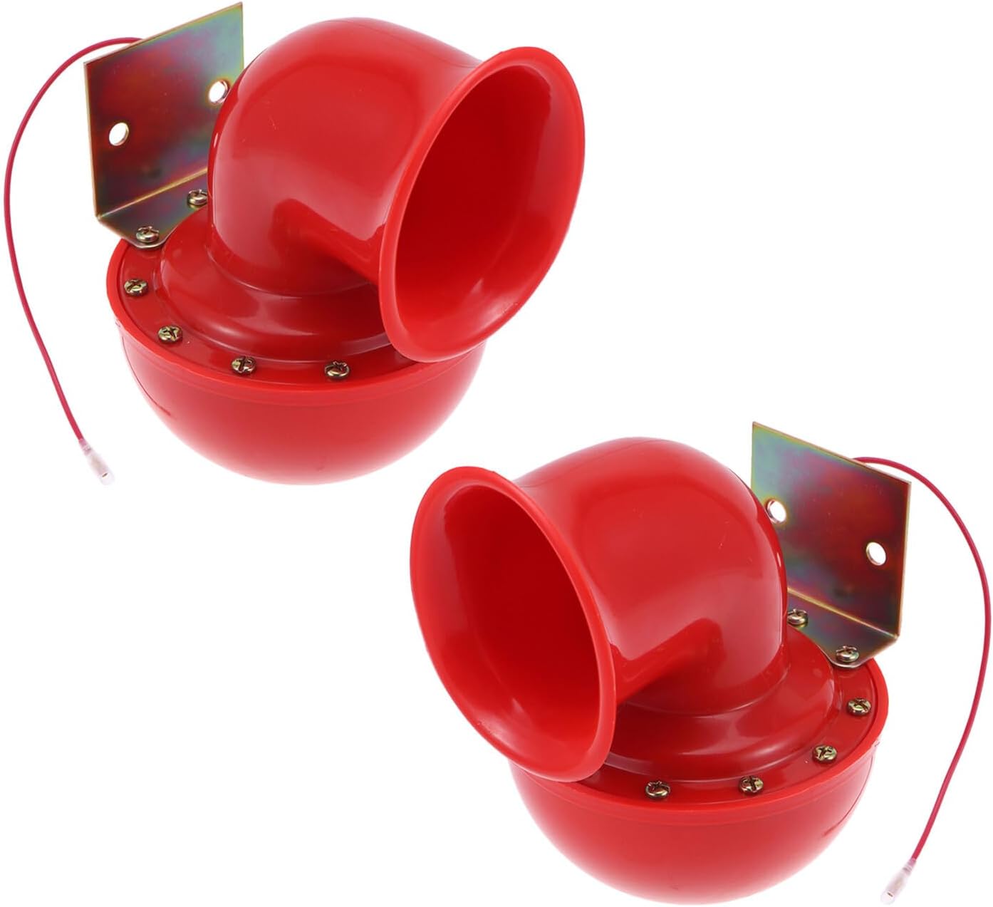 Luxshiny Loud Snail Electric Horn 2pcs Car Horn Kit with Audio Tweeter for Cars Suvs Motorcycles Trucks Replacement for Auto