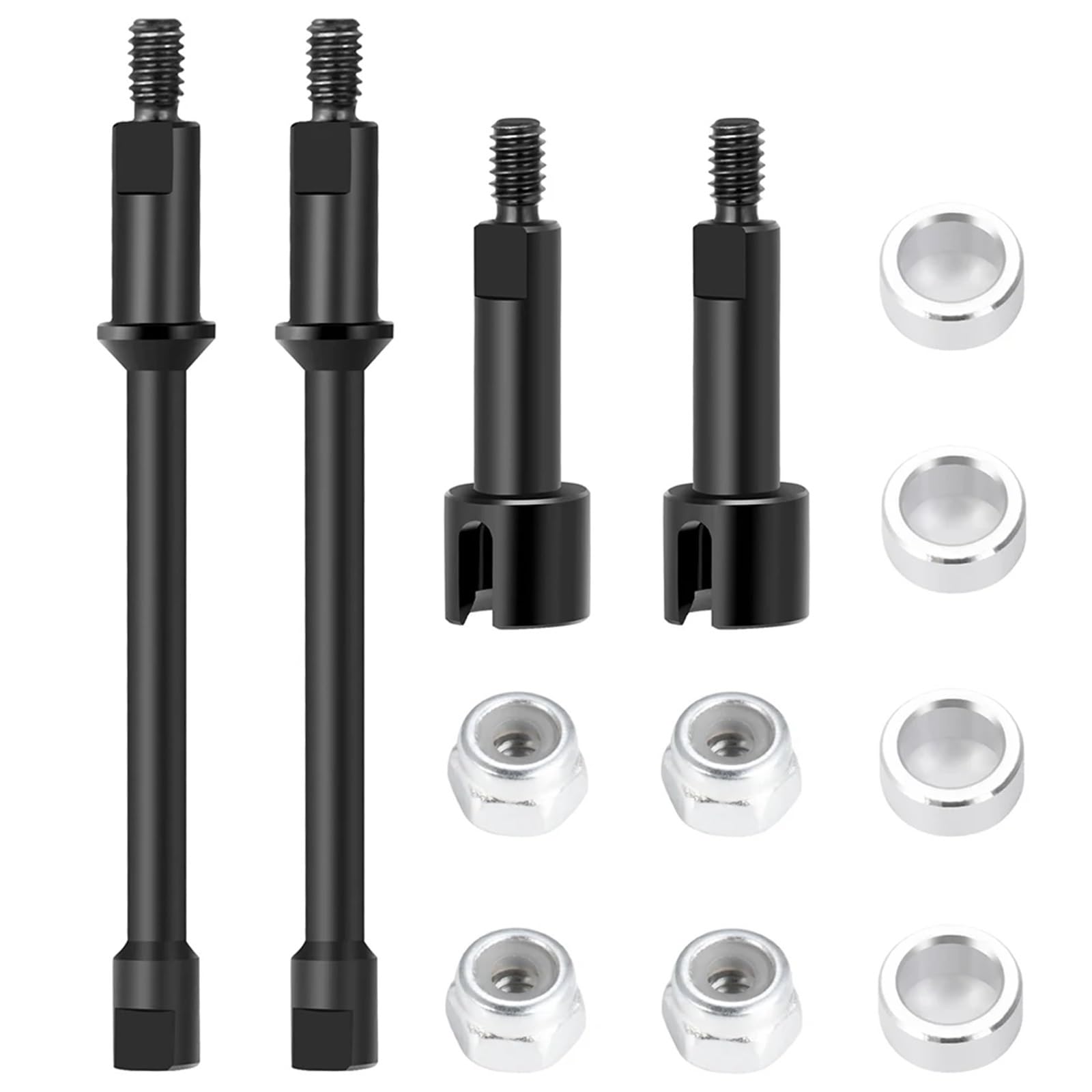 pour Axial SCX30 1/30 Pièces Rechange Décoratives Voitures RC Cardans CVD Avant Arrière en Acier Rallongés 2 4 Mm Modèles Réduits ModèLes RéDuits Rc