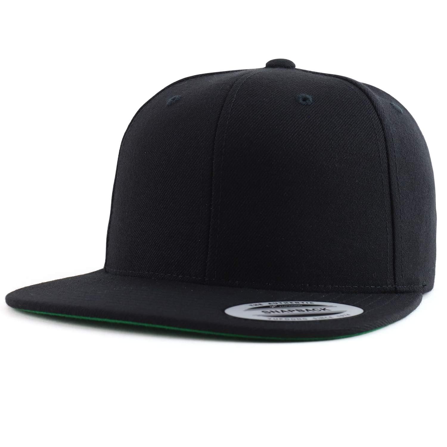 Oversize XXL Structured Blank Flatbill Snapback Cap