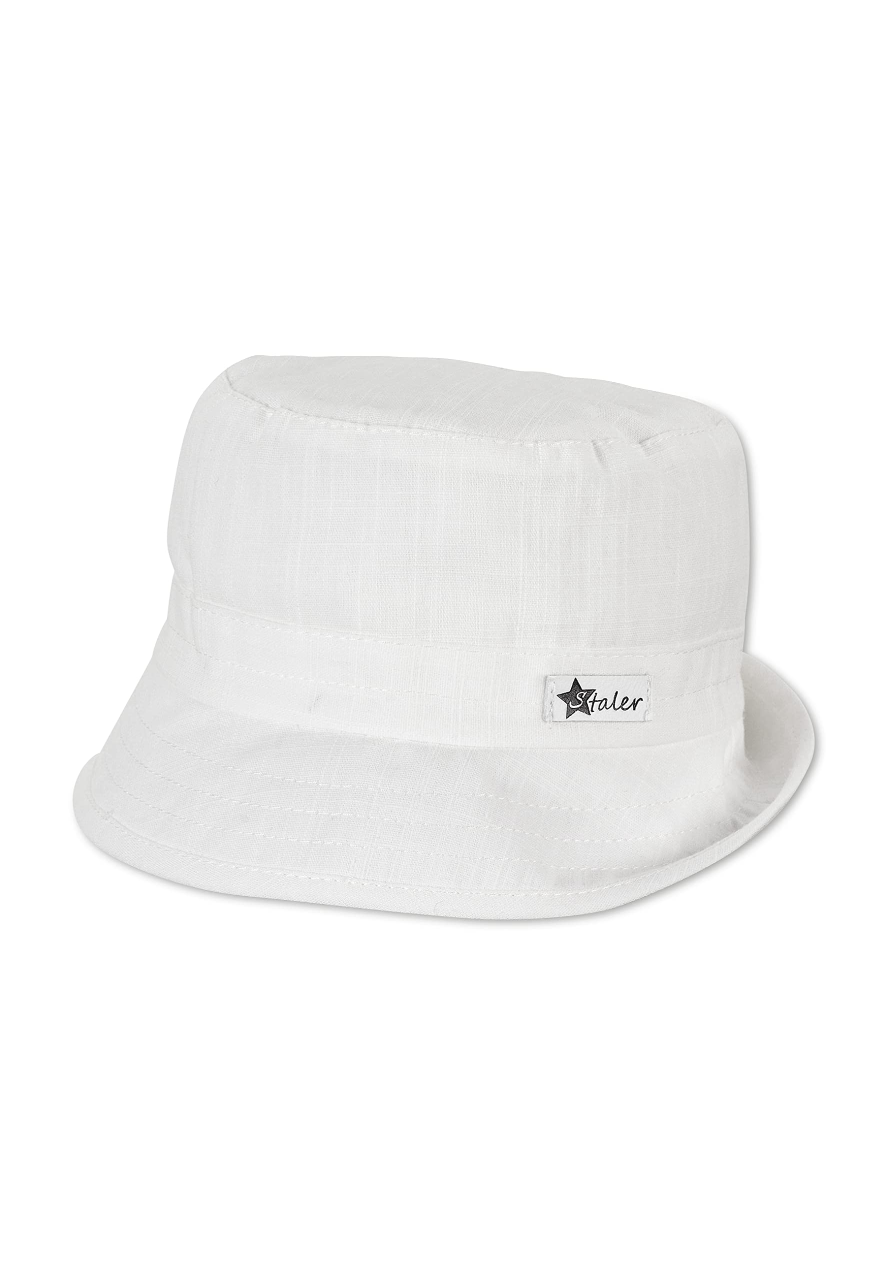 Sterntaler Unisex Kinder Fischerhut Leinencharakter Kindermütze, Ecru, 45 EU