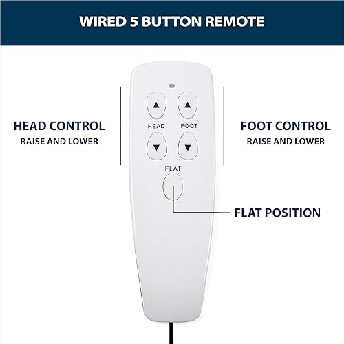 Miniatura 4 de Blissful Nights Colchón de espuma viscoelástica de firmeza media con infusión de gel de 10 pulgadas con marco de cama ajustable e2, juego combinado