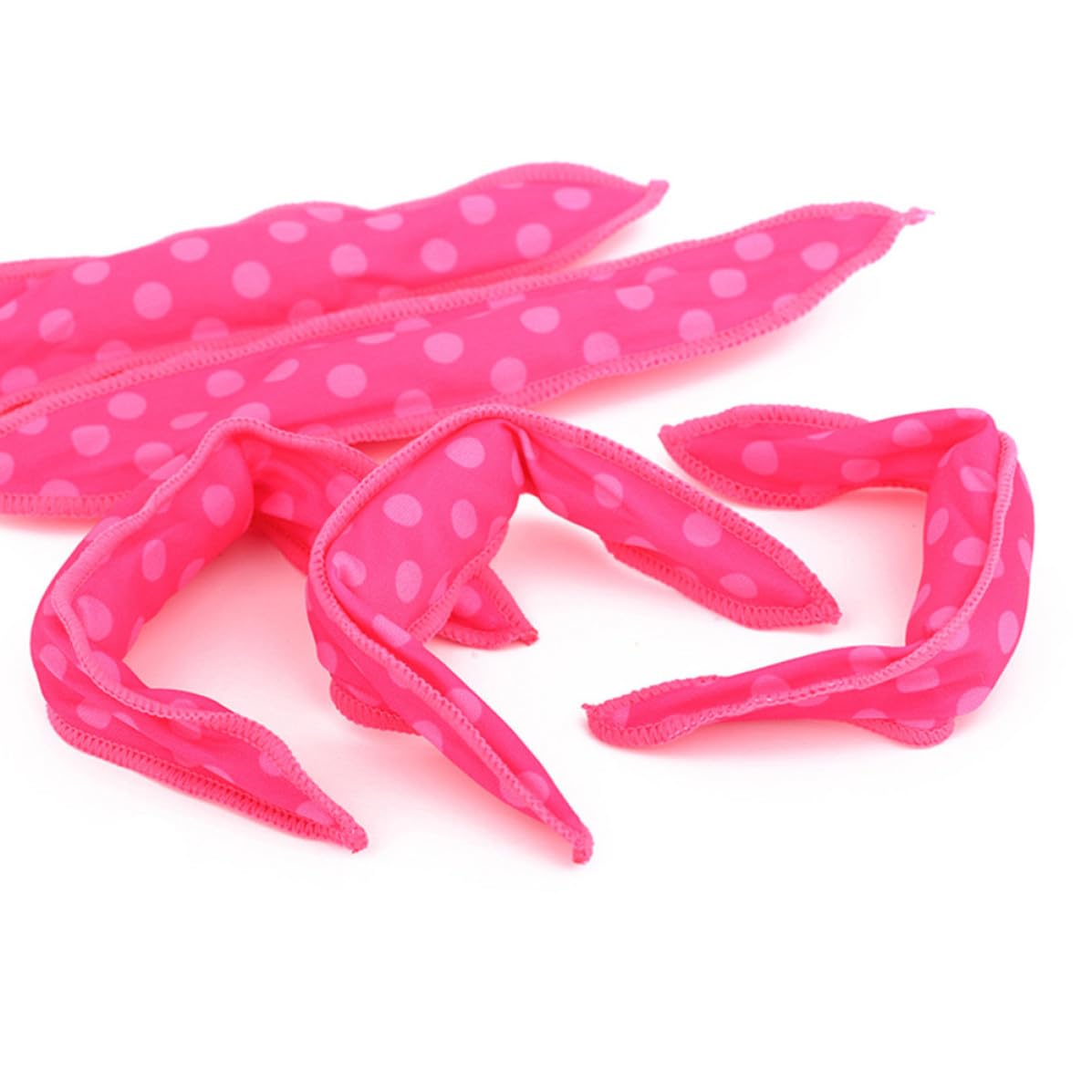 30 Stück Schwamm Lockenwickler mit Wellenpunkt Leichte Polyester Haarwickler zum Haare Locken über Nacht ohne Hitze Flexible Selbstgemacht Haarstyling Werkzeuge