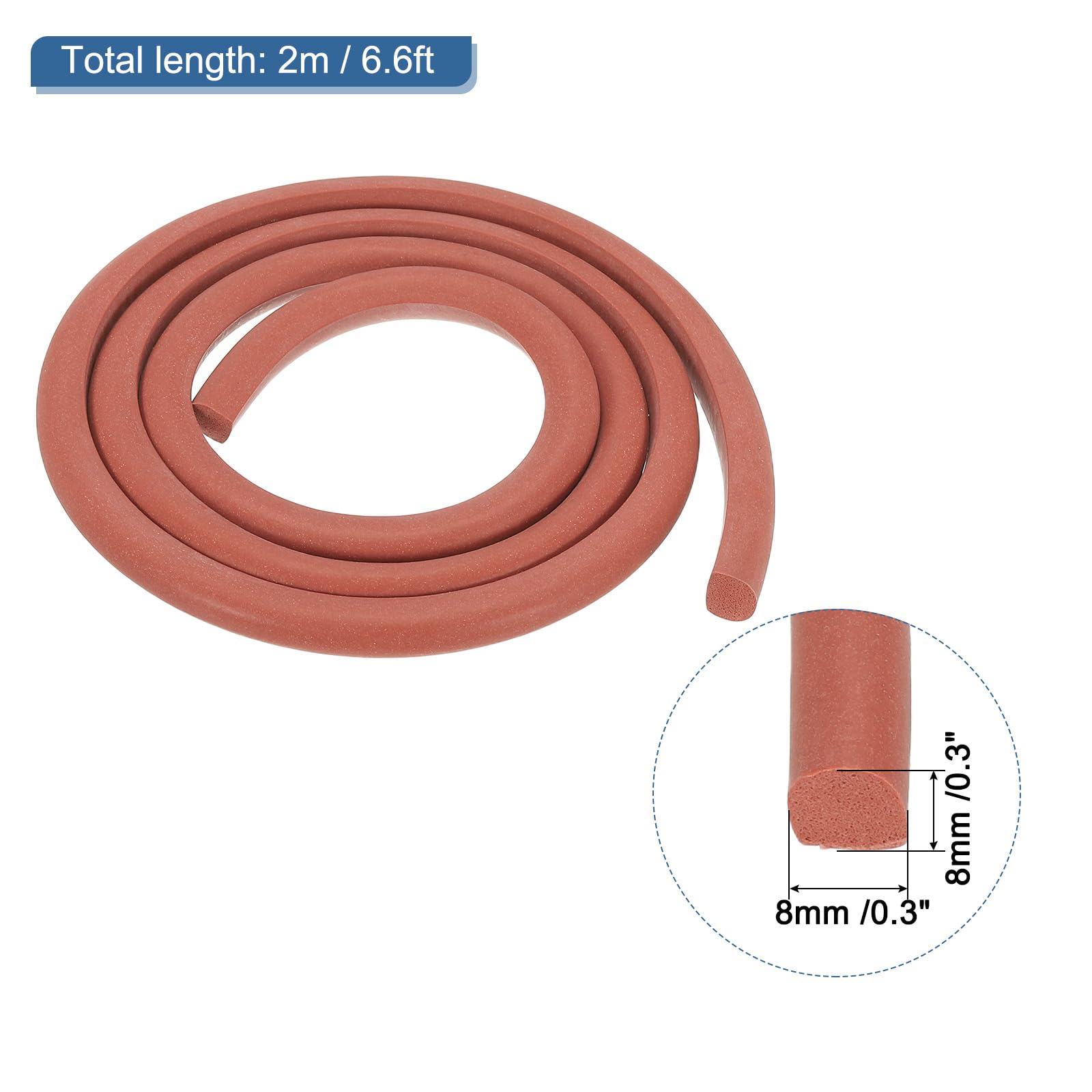 PATIKIL Silicone Foam Seal Strip - Image 2