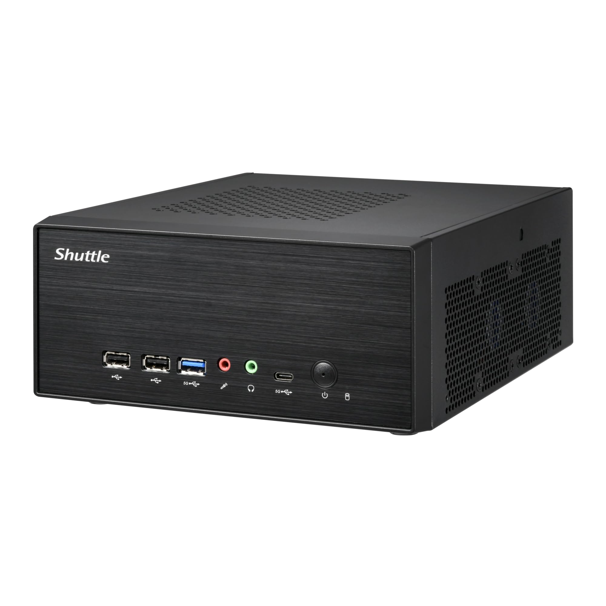 Shuttle XPC Slim Barebone XB860G2・S1851・Intel H860・1xDP・2xHDMI・2 PCIe Slots (1x 16X & 1x X1), (XB860G2)