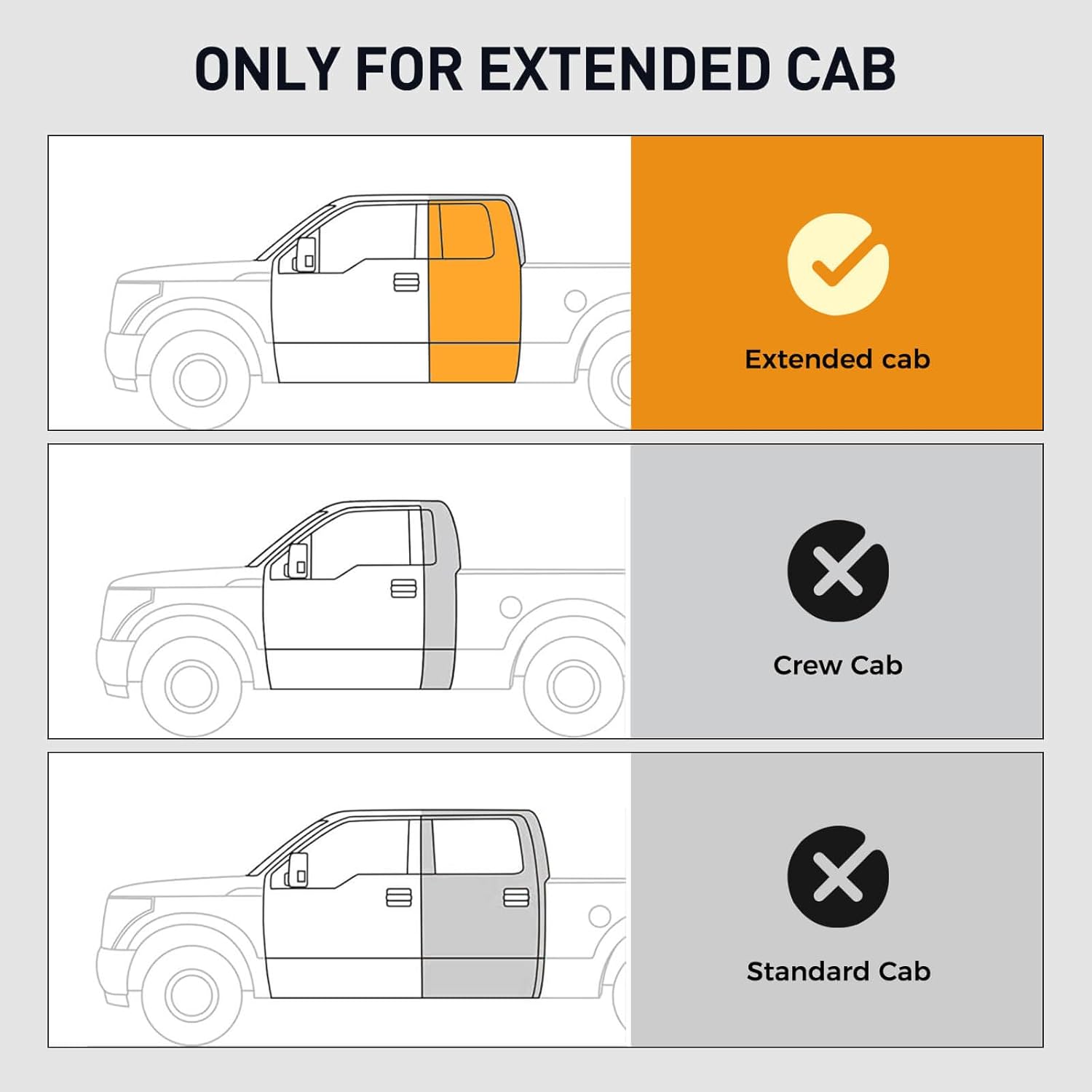 Truck Floor Mat Custom Fit for Chevy Silverdao for GMC Sierra Extended Cab 1500 2000 2001 2002 2003 2004 2005 - All Weather Protection TPE Accessory