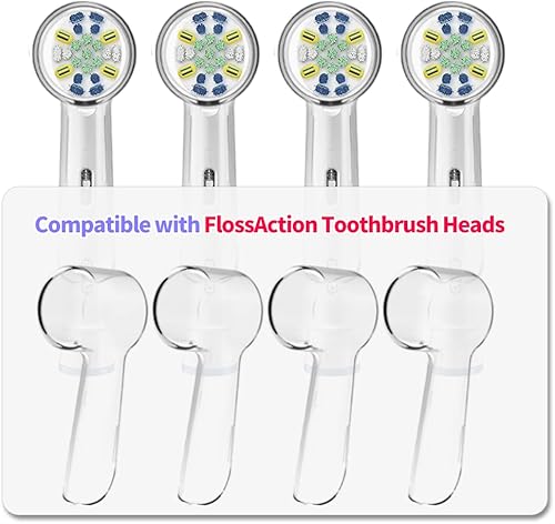 Miniatura 6 de 12 fundas reutilizables para cepillos de dientes compatibles con cabezales de cepillo de dientes eléctricos Oral B para un mejor cepillado y