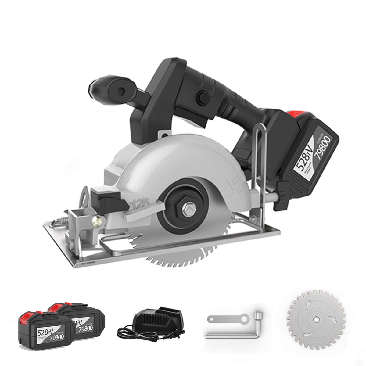 Buy HIMNA PETTR 6Ah Battery Handheld Circular Saw, Cutting Angle 45