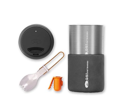 GSI Outdoors Halulite Minimalist, Ultralight Backpacking Cooking and Eating Set