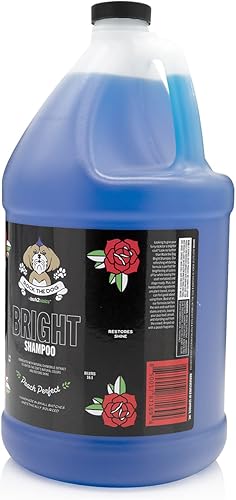 Miniatura 2 de Bark2Basics Rock The Dog - Champú iluminador para mascotas, 1 galón, aclara el color natural del abrigo, blanquea, ilumina, elimina manchas en la