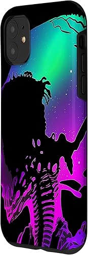 Miniatura 8 de iPhone 1212 Pro Trippy Vaporwave Alien Head Skull Dripping Paint UFO Art Case