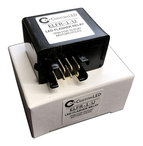 Miniatura 3 de Módulo electrónico de relé intermitente LED de 7 pines para intermitentes LED en motocicletas Suzuki seleccionadas - ELFR-1-U