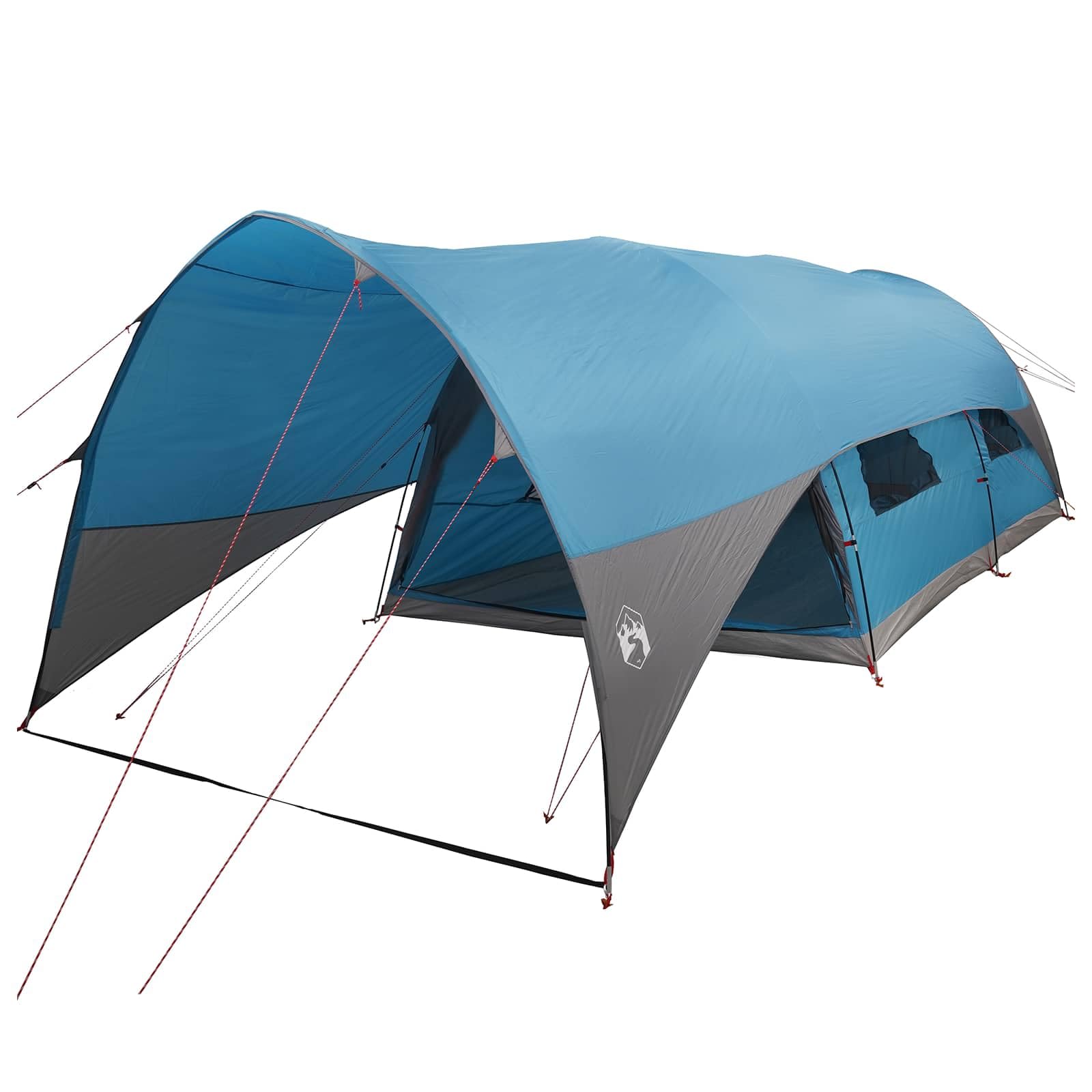 vidaXL Tenda a tunnel con parapioggia impermeabile per campeggio all'aperto