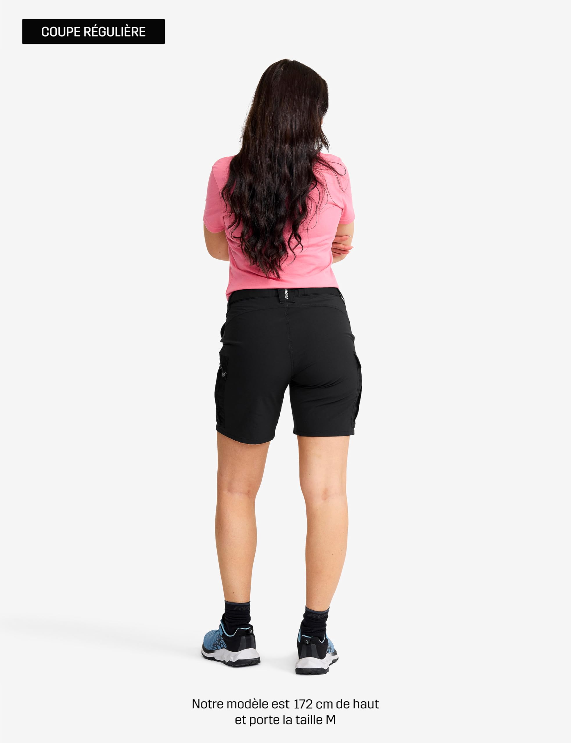RevolutionRace Rambler Lightweight Pro Shorts pour Femme, Shorts légers et Shorts de randonnée