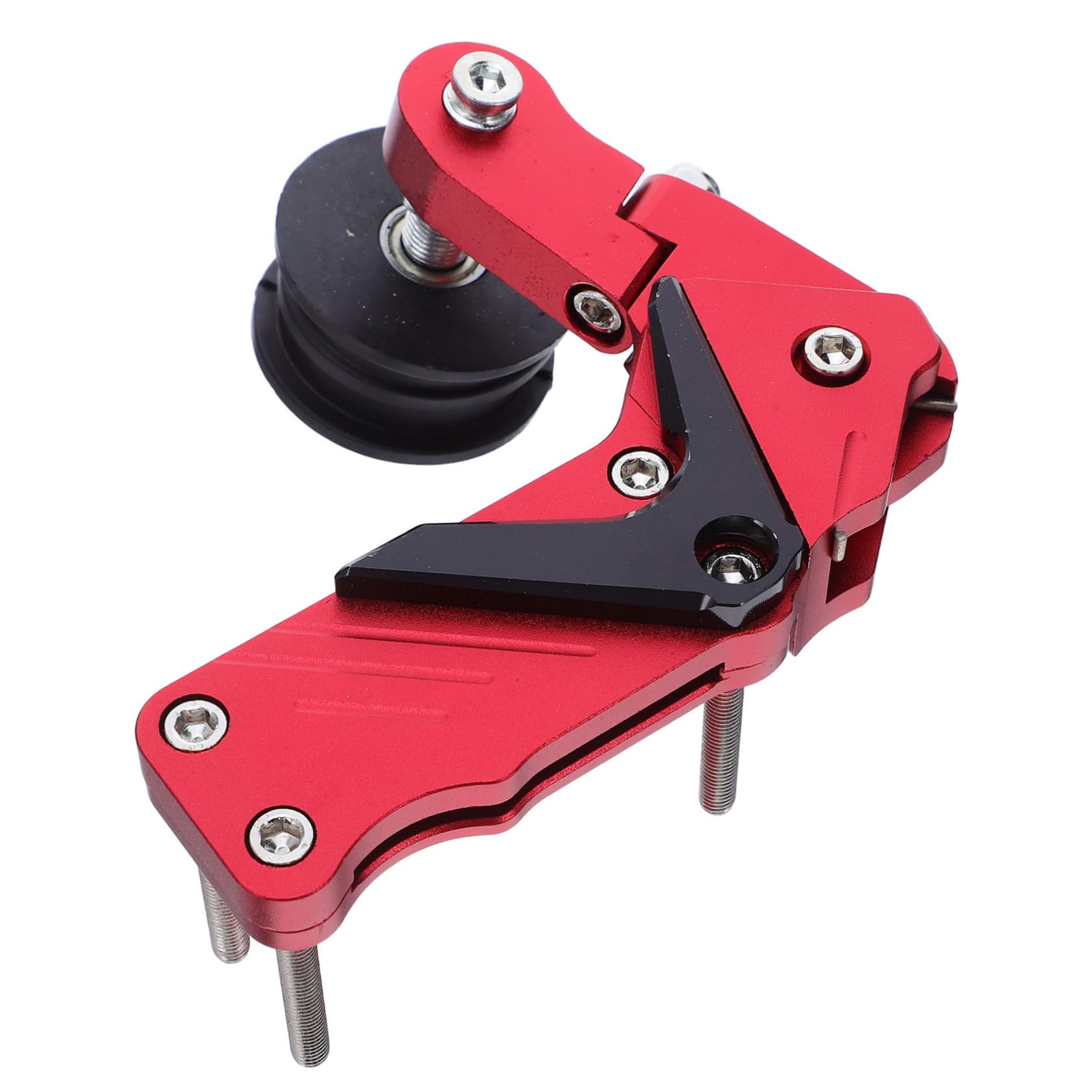 LABRIMP tendicatena Aggancio del tenditore a catena ATV regolatore catena sterzo a per bici strumento allineamento della regolatore Lega alluminio