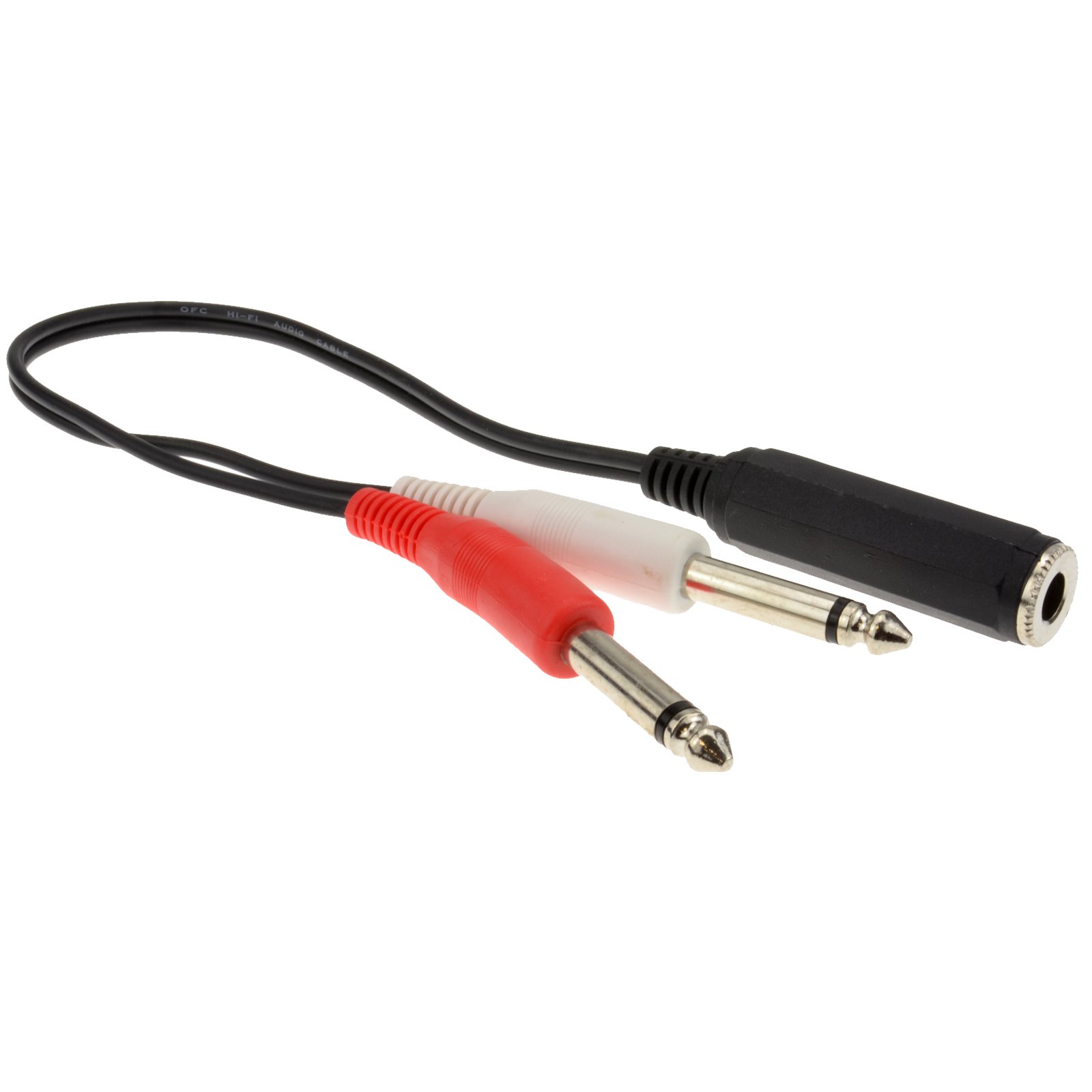 6,35 Mm Klinkenstecker Auf 6,35 Mm Klinke – 2 M Stereo-Kabel, Vergoldet