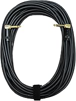 Vista 2 de Audio 2000s E27150 - Cable de conexión en ángulo recto TS (50 pies, 1/4 pulgadas)